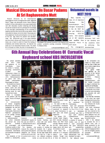 Musical Discourse On Dasar Padams